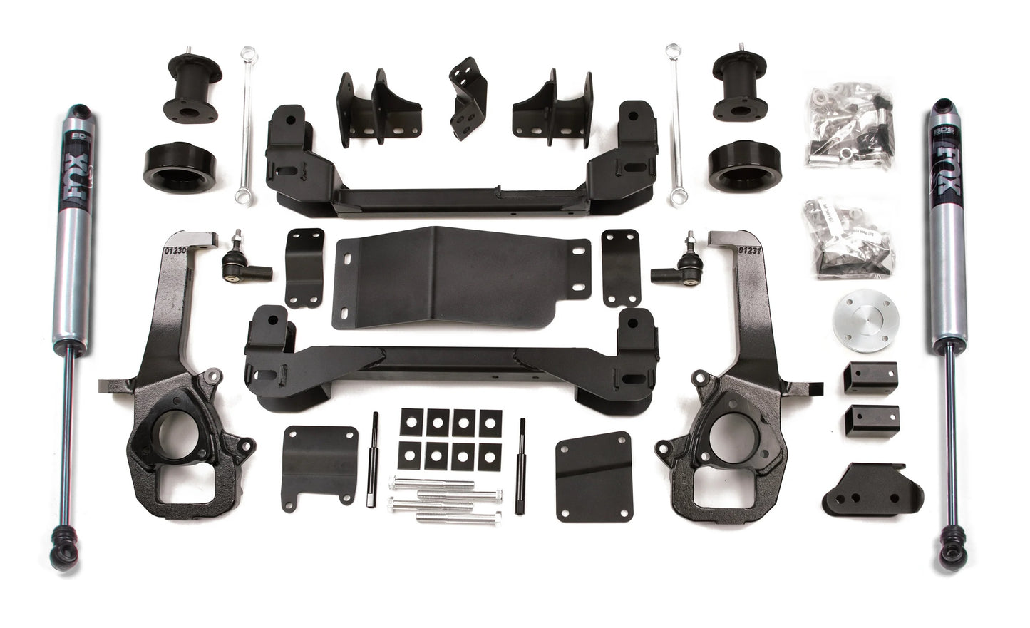 BDS 2009-2011 RAM 1500 4WD,4" LIFT KIT,2" COIL SPACER,FOX 2.0 SHOCKS