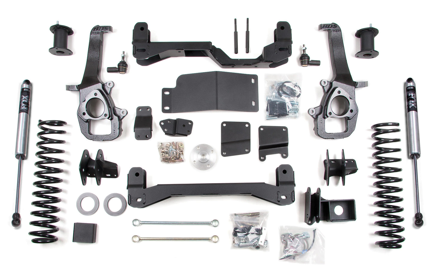 BDS 2012 RAM 1500 4WD,4" LIFT KIT,3" COIL SPRINGS,FOX 2.0 SHOCKS