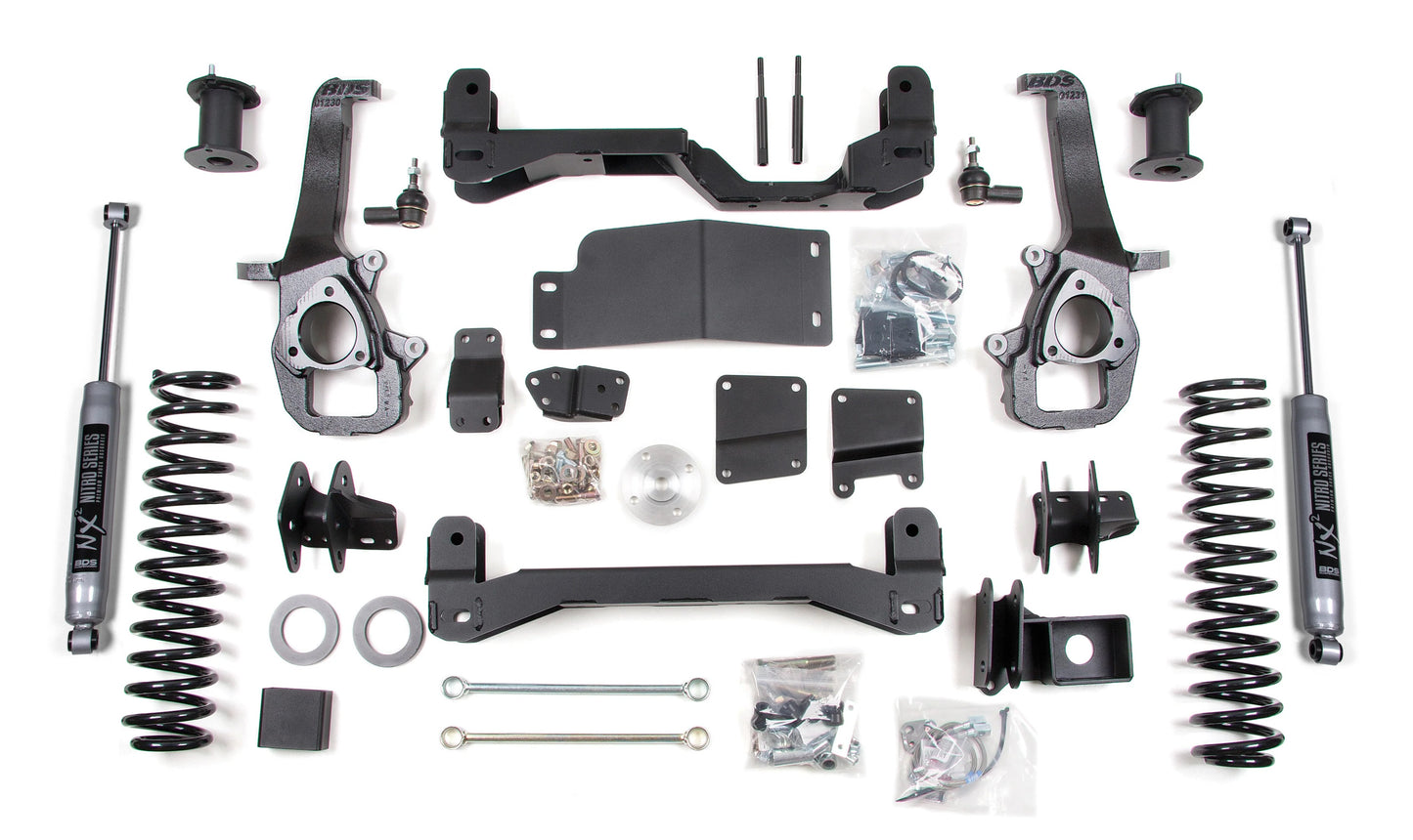 BDS 2012 RAM 1500 4WD,4" LIFT KIT,3" COIL SPRINGS,NITRO SHOCKS