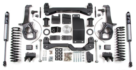 BDS 2013-2024 RAM 1500 4WD,6" LIFT KIT,5" COIL SPRINGS,FOX 2.0 SHOCKS