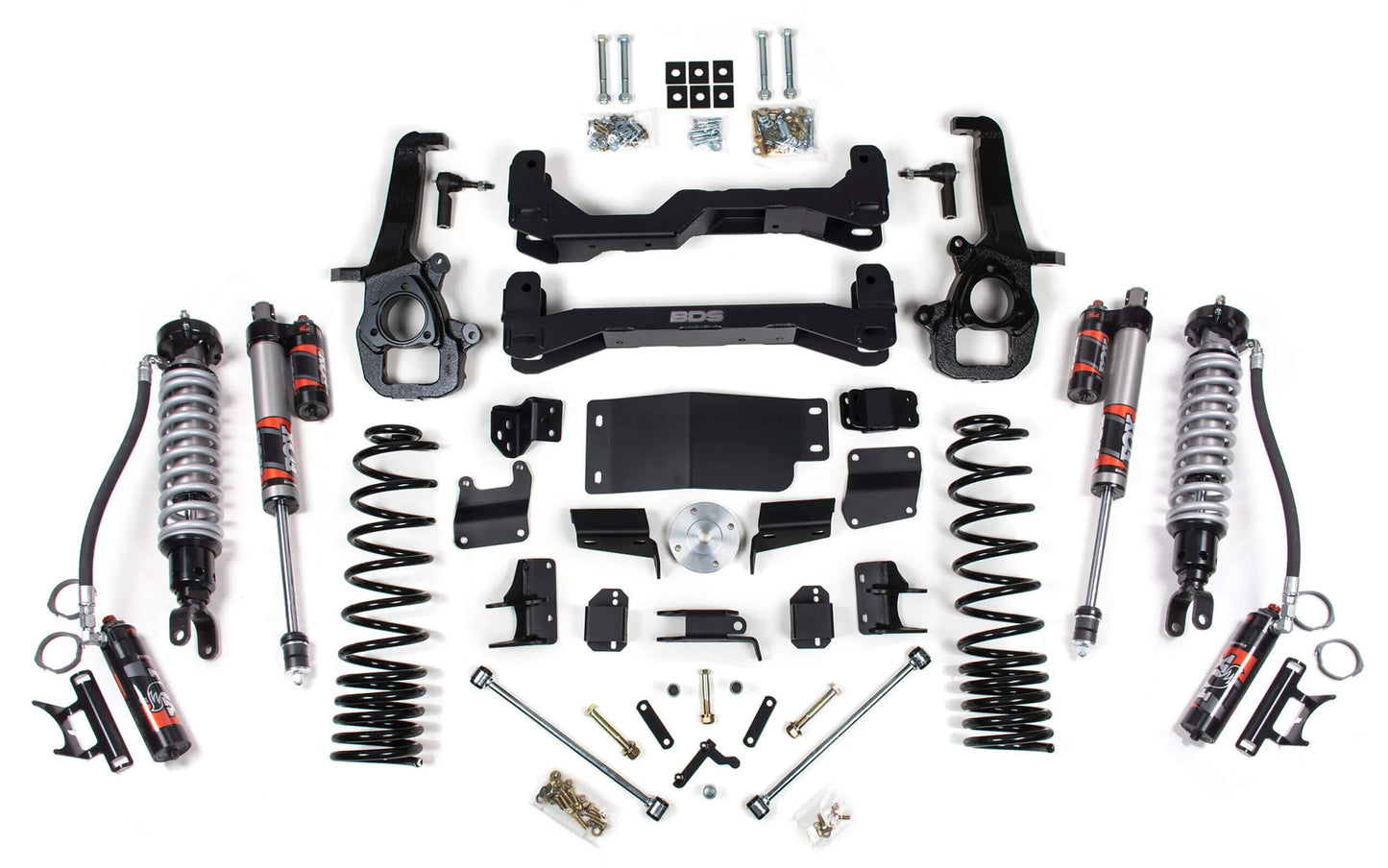 BDS 2019-2024 RAM 1500 REBEL 4WD,5" LIFT KIT,STANDARD KNUCKLE,FOX 2.5,FOX 2.5