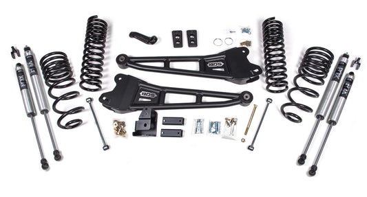 BDS 2014-2018 RAM 2500 4WD,DIESEL,4" RADIUS ARM LIFT KIT,SPRINGS,FOX 2.0 SHOCKS
