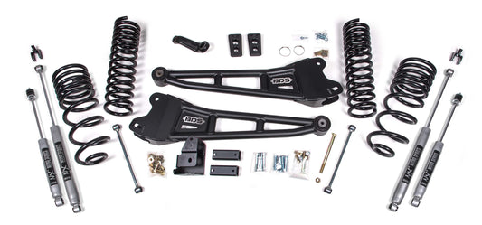 BDS 2014-2018 RAM 2500 4WD,DIESEL,4" RADIUS ARM LIFT KIT,SPRINGS,NITRO SHOCKS