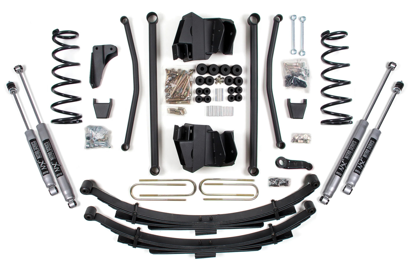 BDS 2005-2007 RAM 2500 POWERWAGON,4" LIFT KIT,3.5" AXLE,LEAFS,LONG,NITRO