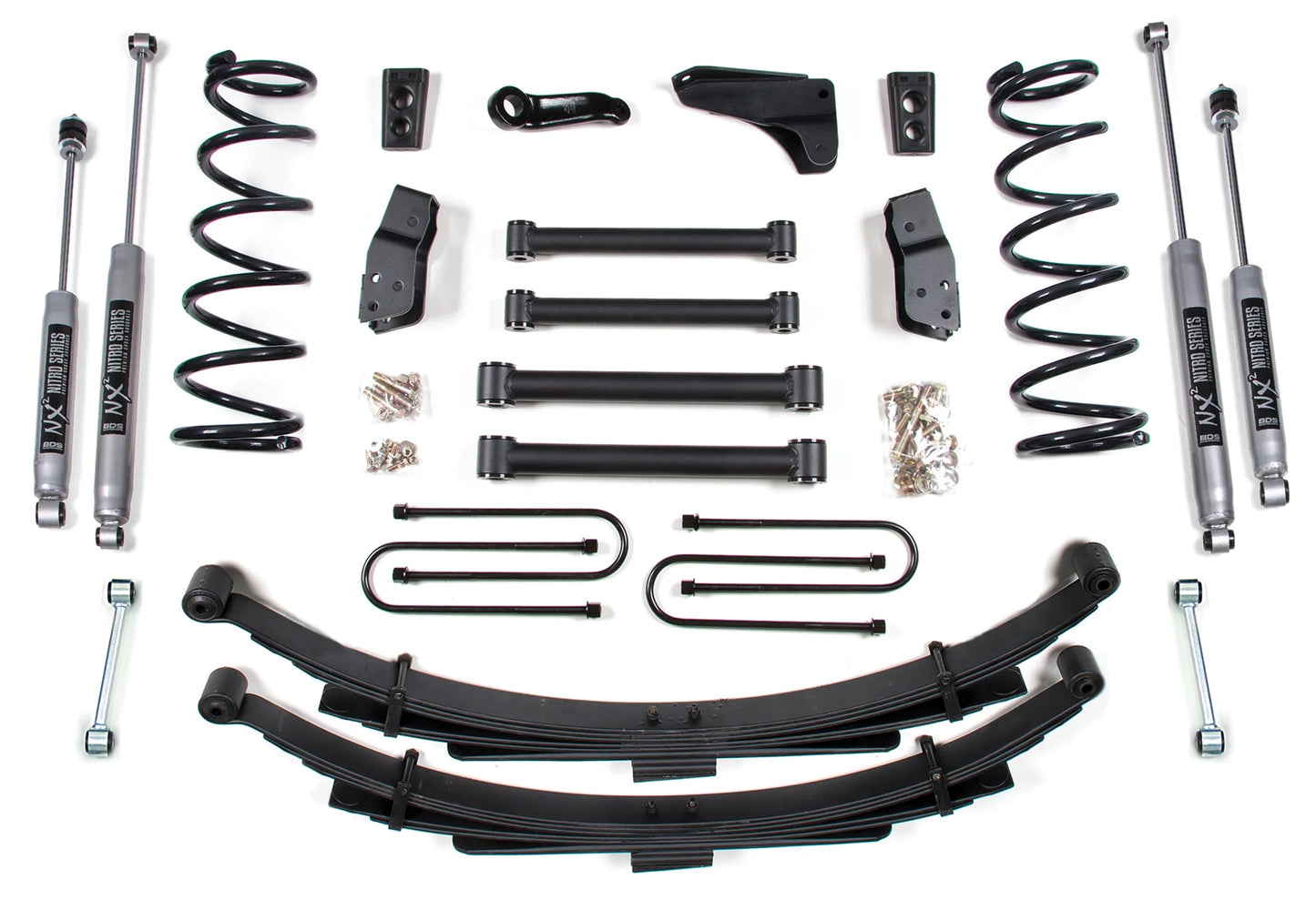 BDS 2008 RAM 2500 POWERWAGON,4" LIFT KIT,3.5" AXLE,LEAFS,LONG,NITRO SHOCKS