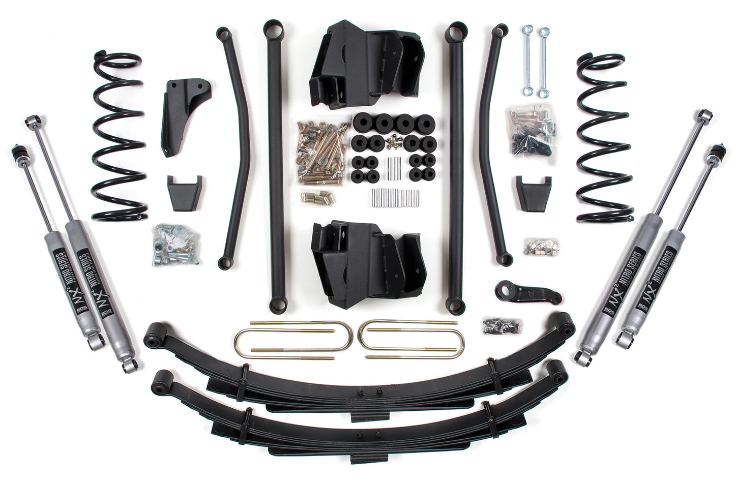 BDS 2009-2013 RAM 2500 POWERWAGON 4WD,4" LIFT,LONG ARM,LEAFS,4" AXLE,NITRO