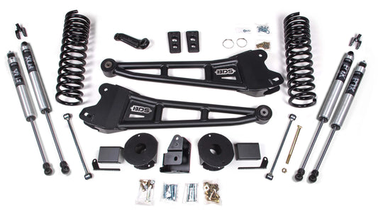 BDS 2014-2018 RAM 2500 4WD,GAS,4" RADIUS LIFT,REAR AIR RIDE,FOX 2.0 SHOCKS