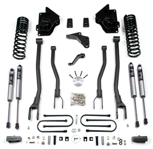 BDS 2013-2018 RAM 3500 4WD,DIESEL,4" 4-LINK LIFT,2" REAR BLOCK,FOX 2.0 SHOCKS