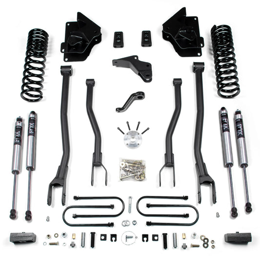 BDS 2013-2018 RAM 3500 4WD,GAS,4" 4-LINK LIFT,2" REAR BLOCK,FOX 2.0 SHOCKS