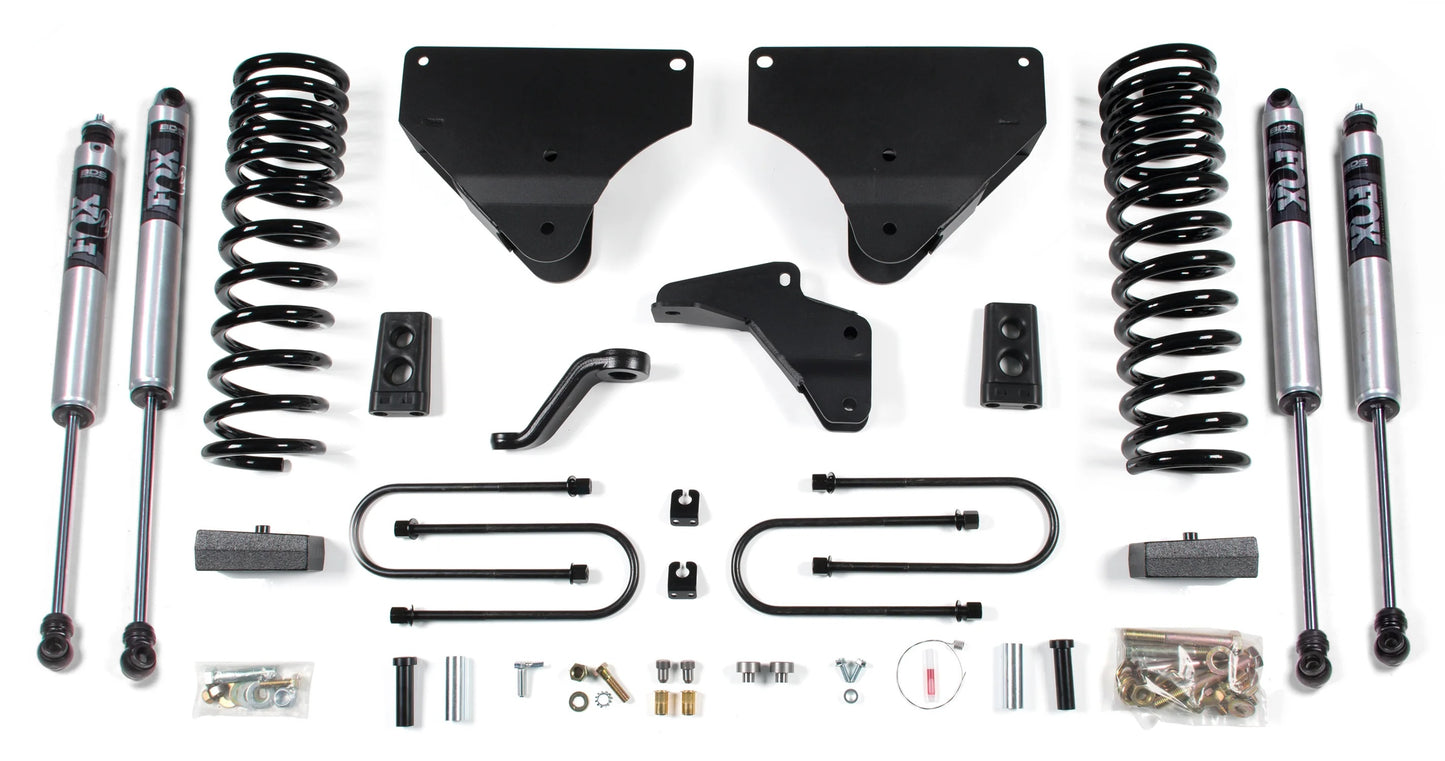 BDS 2013-2018 RAM 3500 4WD,GAS,4" LIFT KIT,2" REAR BLOCK,FOX 2.0 SHOCKS