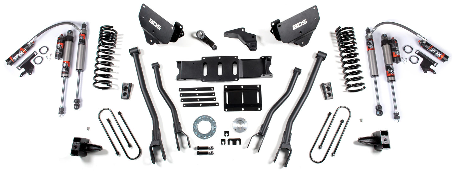 BDS 2013-2018 RAM 3500 4WD,GAS,5.5" 4-LINK LIFT,4" BLOCK,6-BOLT,FOX 2.5 SHOCKS