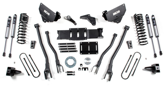 BDS 2013-2018 RAM 3500 4WD,GAS,5.5" 4-LINK LIFT,4" BLOCK,6-BOLT,FOX 2.0 SHOCKS