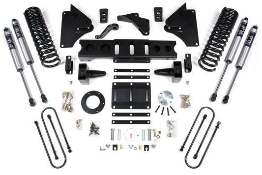 BDS 2013-2018 RAM 3500 4WD,GAS,5.5" 4-LINK LIFT KIT,4" BLOCK,FOX 2.0 SHOCKS