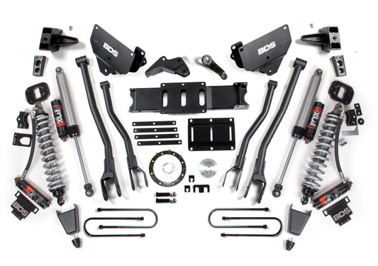 BDS 2013-2018 RAM 3500 4WD,DIESEL,6" 4-LINK LIFT,RUBBER BUMP,6-BOLT,FOX 2.5