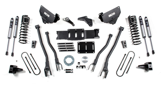 BDS 2013-2018 RAM 3500 4WD,DIESEL,6" 4-LINK LIFT,5" BLOCK,8-BOLT,FOX 2.0 SHOCKS