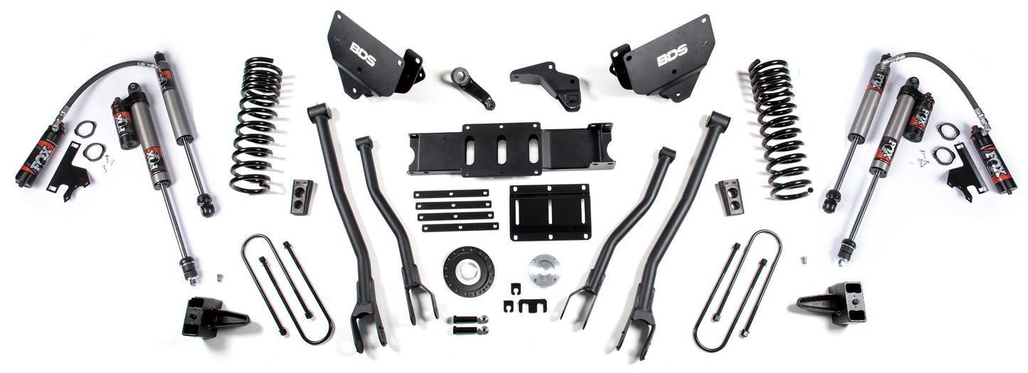 BDS 2013-2018 RAM 3500 4WD,DIESEL,6" 4-LINK LIFT,4" BLOCK,8-BOLT,FOX 2.5 SHOCKS