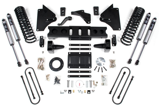 BDS 2013-2018 RAM 3500 4WD,DIESEL,6" LIFT,4" REAR BLOCK,6-BOLT,FOX 2.0 SHOCKS