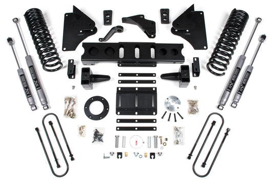 BDS 2013-2018 RAM 3500 4WD,DIESEL,6" LIFT,4" REAR BLOCK,6-BOLT,NITRO SHOCKS