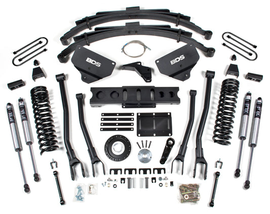 BDS 2013-2018 RAM 3500 4WD,DIESEL,8" 4-LINK LIFT,LEAFS,8-BOLT,FOX 2.0 SHOCKS