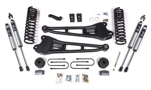 BDS 2013-2018 RAM 3500 4WD,DIESEL,AIR RIDE,4" RADIUS LIFT,BLOCK,FOX 2.0 SHOCKS