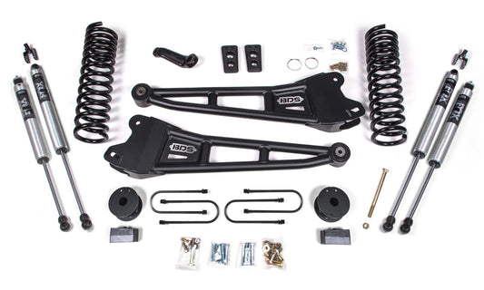 BDS 2013-2018 RAM 3500 4WD,GAS,AIR RIDE,4" RADIUS LIFT,BLOCK,FOX 2.0 SHOCKS