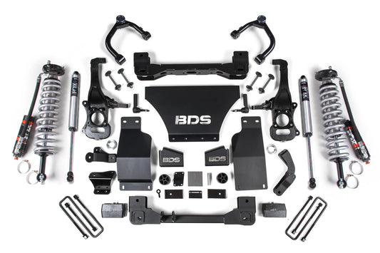 BDS 2019-2024 CHEVY,GMC 1500 4WD GAS 4" LIFT KIT WITH FOX 2.0 PERFORMANCE SHOCKS