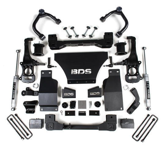 BDS 2019-2024 CHEVY,GMC 1500 4WD GAS 4" LIFT,STRUT SPACER & NITRO REAR SHOCKS
