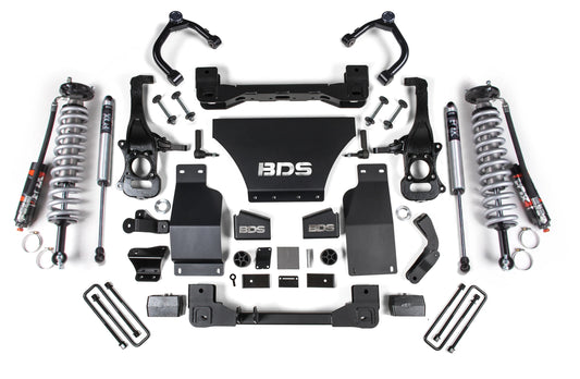 BDS 2019-2026 CHEVY,GMC 1500 4WD,GAS,6" LIFT KIT,BLOCK,FOX 2.5,FOX 2.0 SHOCKS