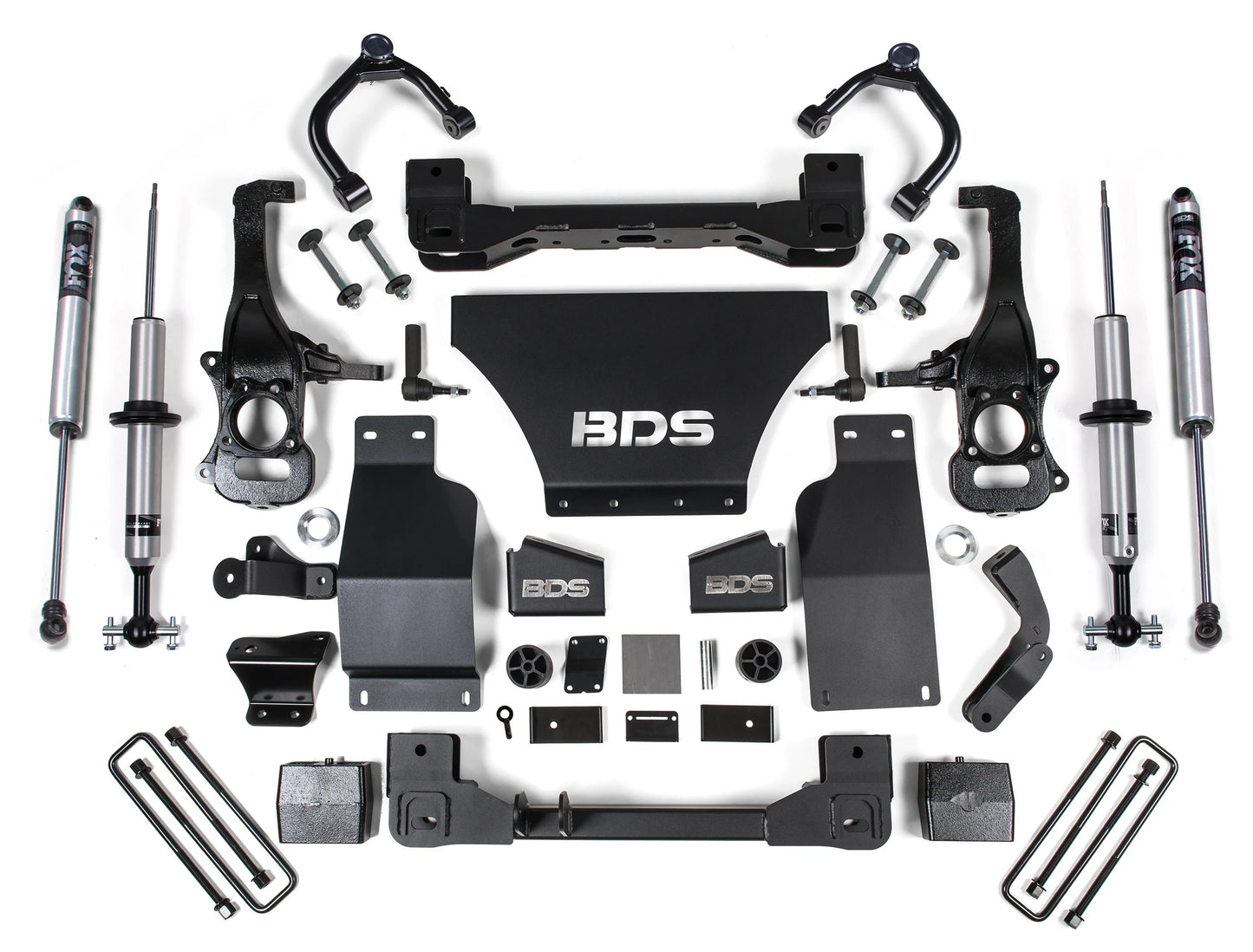 BDS 2019-2026 CHEVY,GMC 1500 4WD,GAS,6" LIFT KIT,SNAP RING,FOX 2.0 SHOCKS