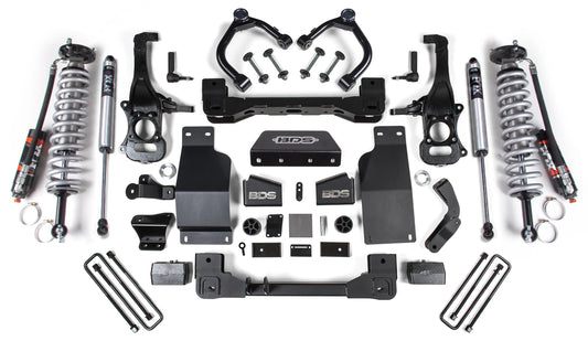 BDS 2019-2024 CHEVY,GMC 1500 4WD DIESEL 4" LIFT WITH FOX 2.0 PERFORMANCE SHOCKS