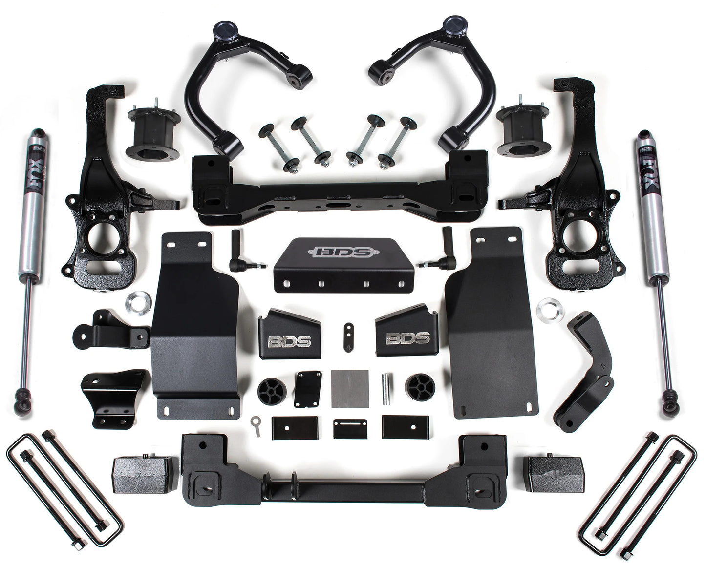 BDS 2019-2024 CHEVY,GMC 1500 4WD DIESEL 4" LIFT,STRUT SPACER & FOX REAR SHOCKS
