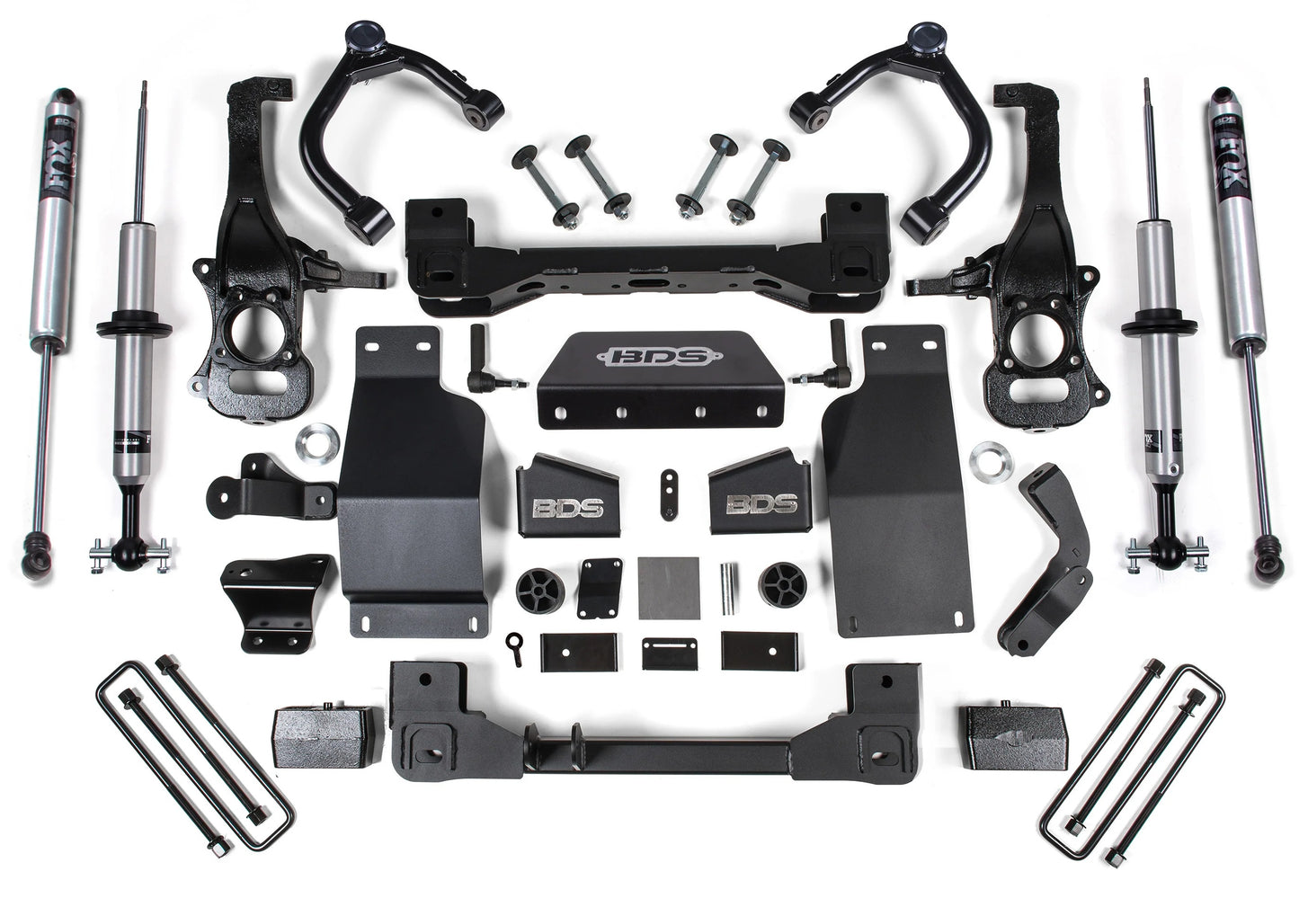BDS 2019-2024 CHEVY,GMC 1500 4WD DIESEL 4" LIFT WITH FOX FRONT & REAR SHOCKS
