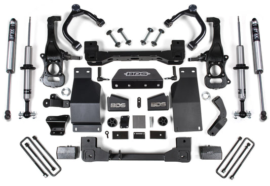BDS 2019-2024 CHEVY,GMC 1500 4WD DIESEL 4" LIFT WITH FOX FRONT & REAR SHOCKS