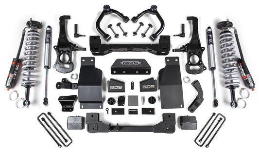 BDS 2019-2025 CHEVY,GMC 1500 4WD DIESEL 6" LIFT KIT,FOX 2.0 PERFORMANCE SHOCKS