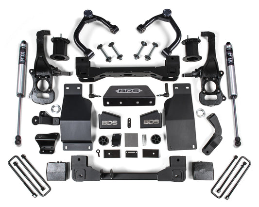 BDS 2019-2025 CHEVY,GMC 1500 4WD DIESEL 6" LIFT,STRUT SPACER & FOX REAR SHOCKS