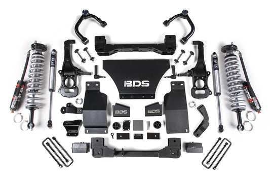BDS 2019-2026 CHEVY,GMC AT4 1500 4WD,GAS,4" LIFT,BLOCK,FOX 2.5,FOX 2.0 SHOCKS