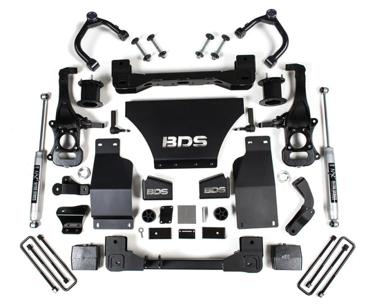 BDS 2019-2026 CHEVY,GMC AT4 1500 4WD,GAS,4" LIFT KIT,BLOCK,NITRO SHOCKS