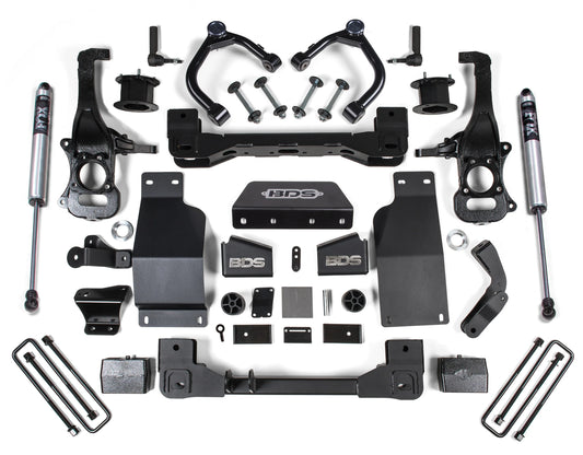 BDS 2020-2026 CHEVY,GMC AT4 1500 4WD,DIESEL,4" LIFT KIT,BLOCK,FOX 2.0 SHOCKS