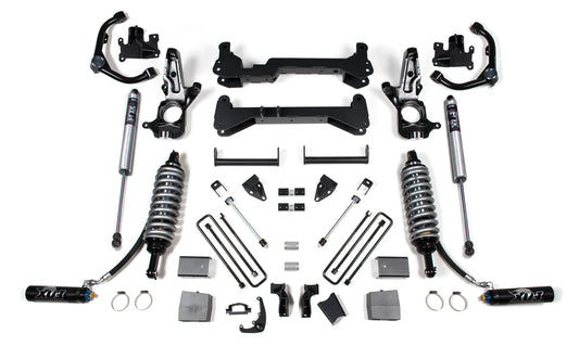 BDS 2001-2010 CHEVY,GMC 2500HD 2WD,GAS,7" LIFT,CARRIER BELOW,FOX 2.5,FOX 2.0