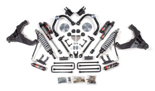 BDS 20-24 GM 2500HD,3500HD 4WD DIESEL W/OVERLOAD,3" LIFT KIT,FOX ELITE COILOVERS