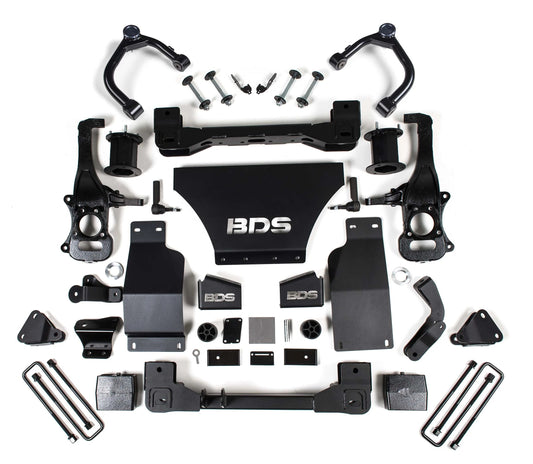 BDS 2022-2026 CHEVY 1500 ZR2,GMC AT4X 4WD,GAS,4" LIFT KIT,CROSSMEMBER,BLOCKS