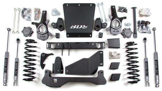 BDS 00-06 TAHOE,YUKON,SUBURBAN 4WD,6" LIFT KIT WITH NITRO SHOCKS