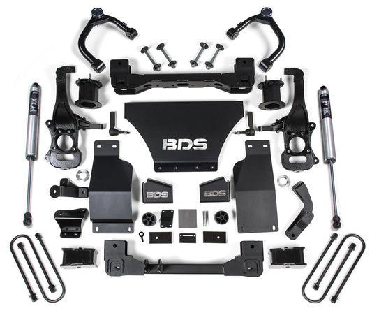 BDS 2025 CHEVY,GMC 1500 4WD GAS 4" LIFT WITH STRUT SPACER & FOX REAR SHOCKS