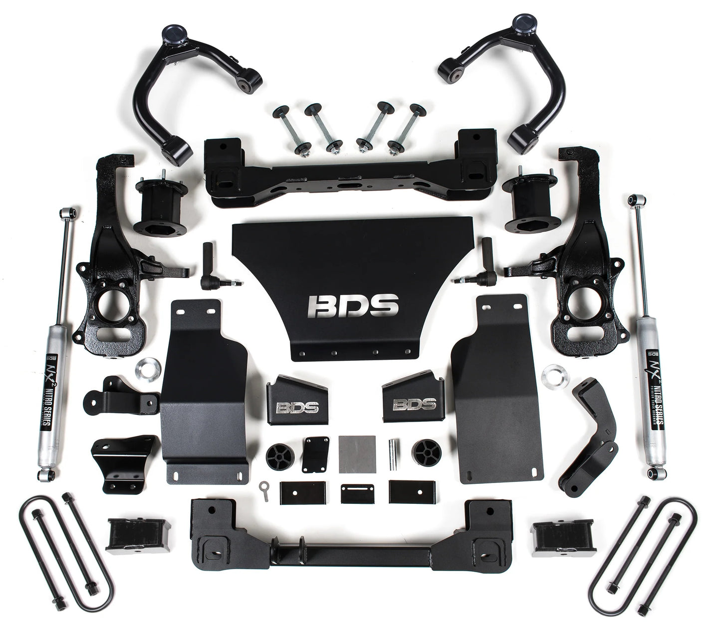 BDS 2025 CHEVY,GMC 1500 4WD GAS 4" LIFT WITH STRUT SPACER & NITRO REAR SHOCKS