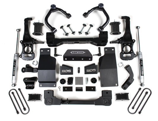 BDS 2025 CHEVY,GMC 1500 4WD DIESEL 4" LIFT WITH STRUT SPACER & NITRO REAR SHOCKS