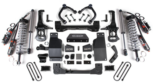 BDS 2025 CHEVY,GMC 1500 4WD DIESEL 4" LIFT WITH FOX 2.5 PERFORMANCE ELITE SHOCKS
