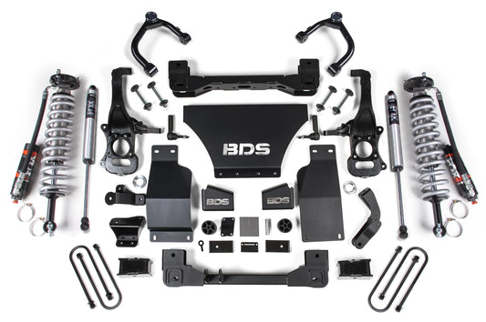 BDS 2025-2026 CHEVY,GMC AT4 1500 4WD,GAS,2.5" LIFT KIT,FOX 2.5 COILOVERS,FOX 2.0