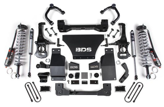 BDS 2025-2026 CHEVY,GMC AT4 1500 4WD,DIESEL,2.5" LIFT,FOX 2.5 COILOVERS,FOX 2.0