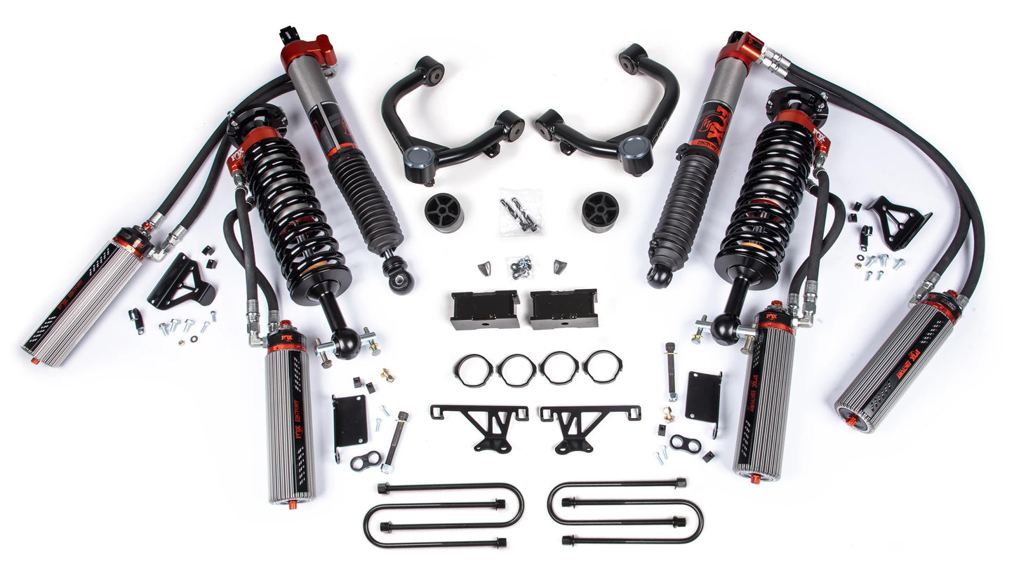 BDS 2025 CHEVY,GMC 1500 4WD 3.5" LIFT KIT WITH FOX 3.0 BYPASS RACE SERIES SHOCKS