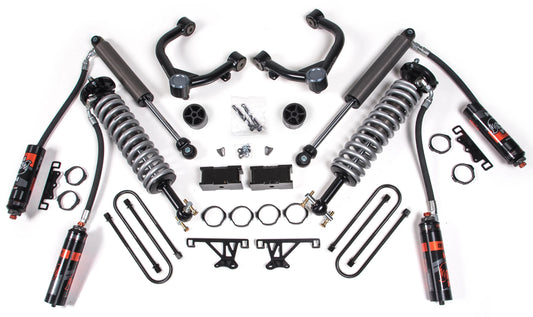 BDS 2025 CHEVY,GMC 1500 4WD 3.5" LIFT KIT WITH FOX 2.5 PERFORMANCE ELITE SHOCKS